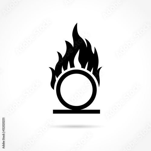 Photos oxidizer icon on white background