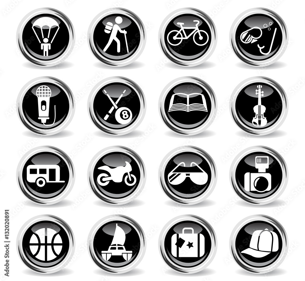 lifestyle icon set lifestyle icon set