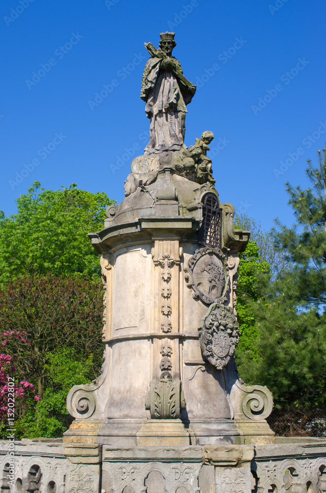 Old statue in Tyniec nad Sleza - Poland