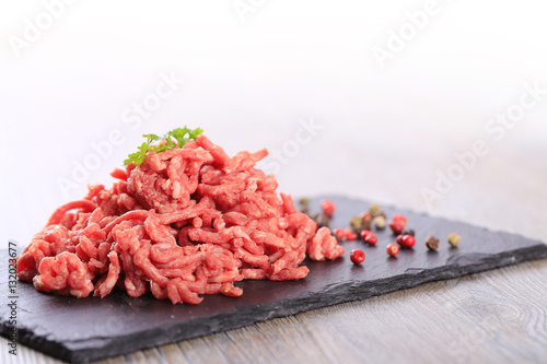 Tableau sur toile viande hachée