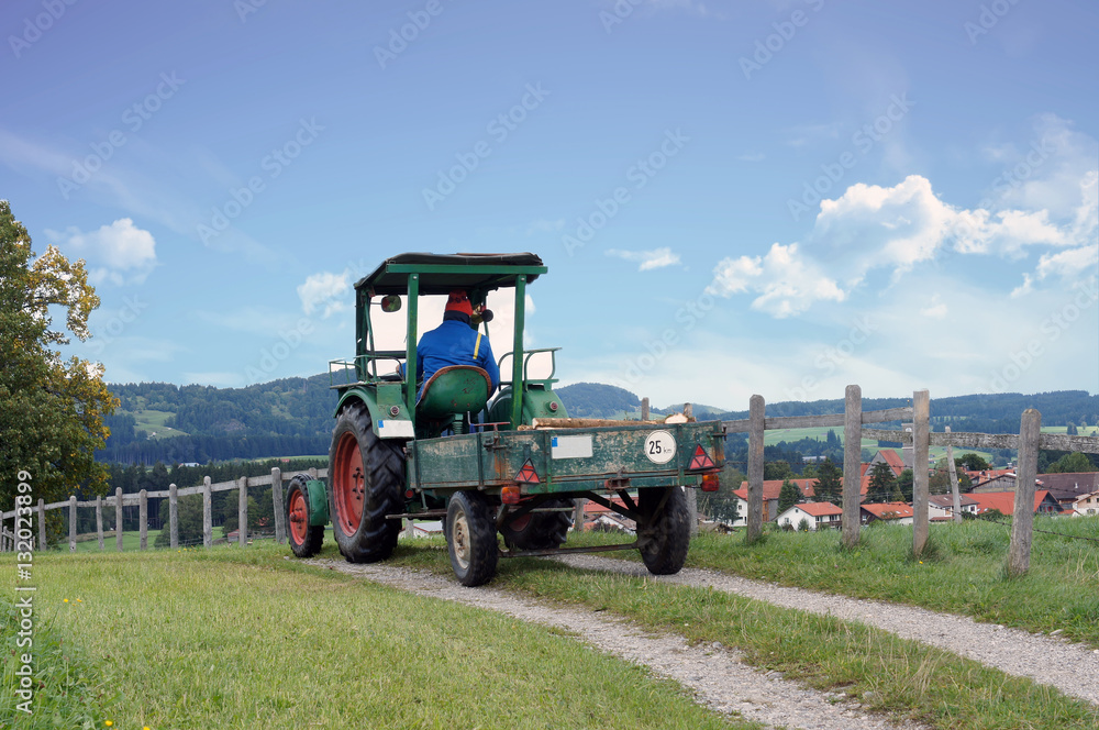 Fototapeta premium Idylle im Allgäu