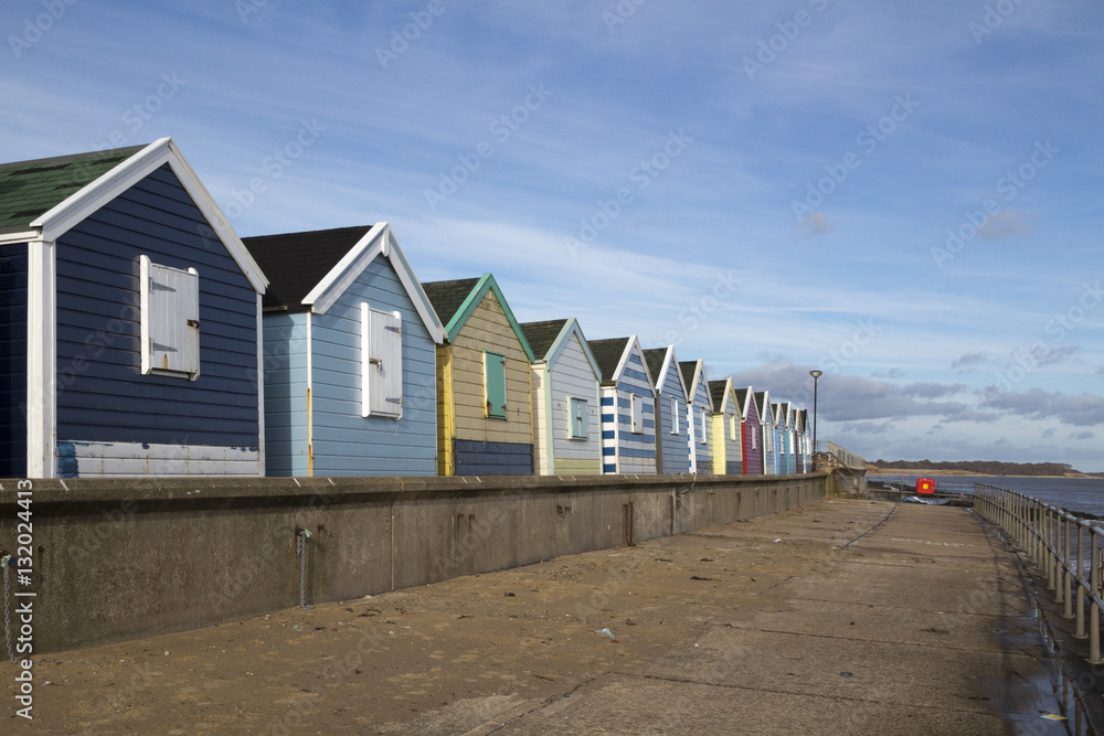Beach Huts at Southwold, Suffolk, England Beach Huts at Southwold, Suffolk, England