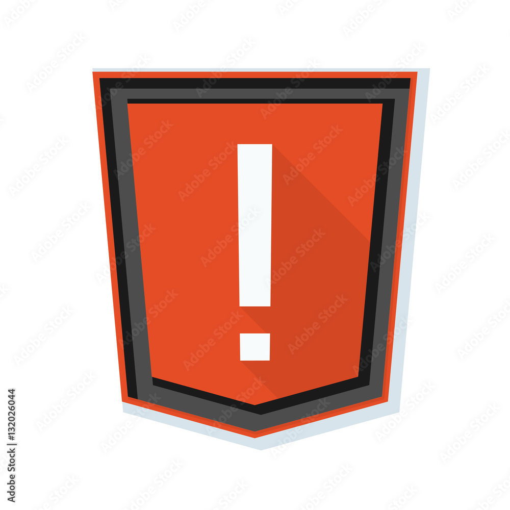 Exclamation Sign Shield Exclamation Sign Shield