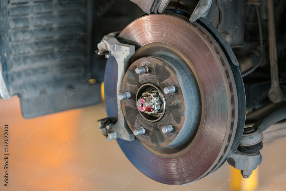 Disc brake replacement on car - Disk Brake System