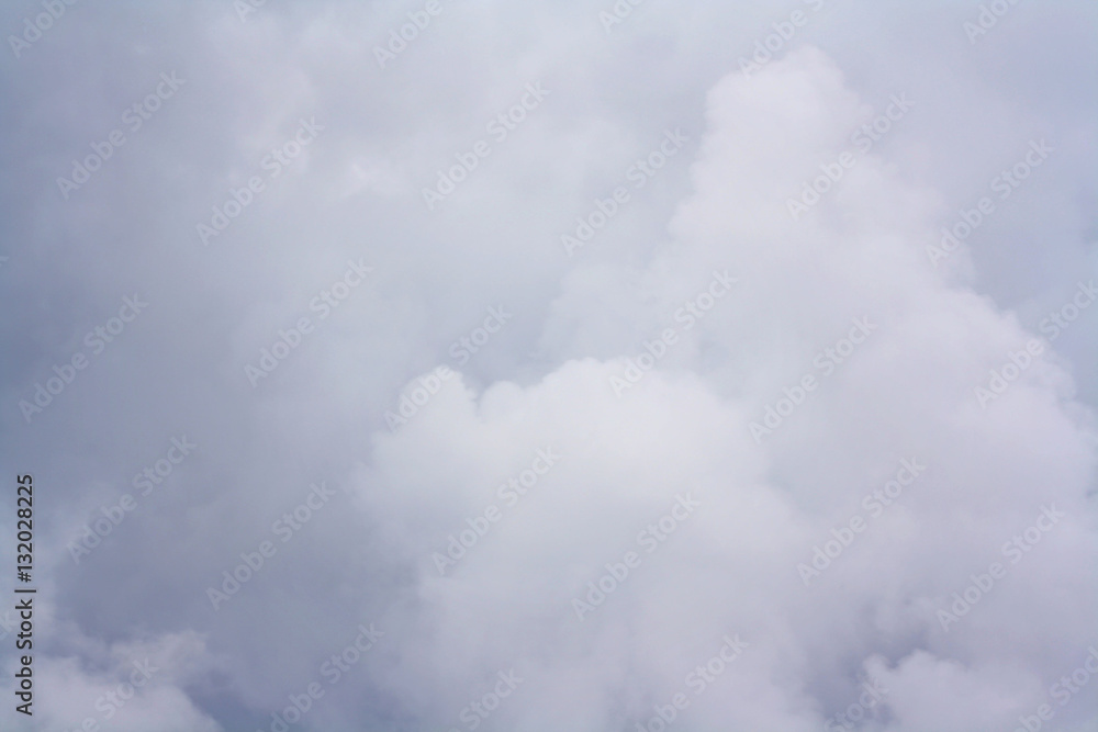 clouds in rainy weather