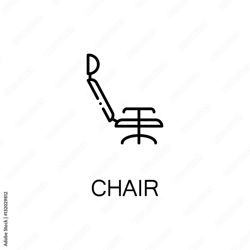 Medical chair icon Medical chair icon