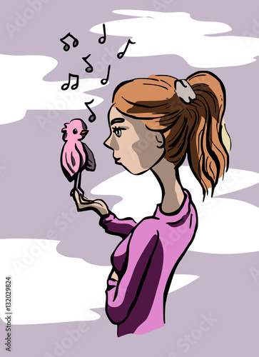 Vogel zingt hoogste lied