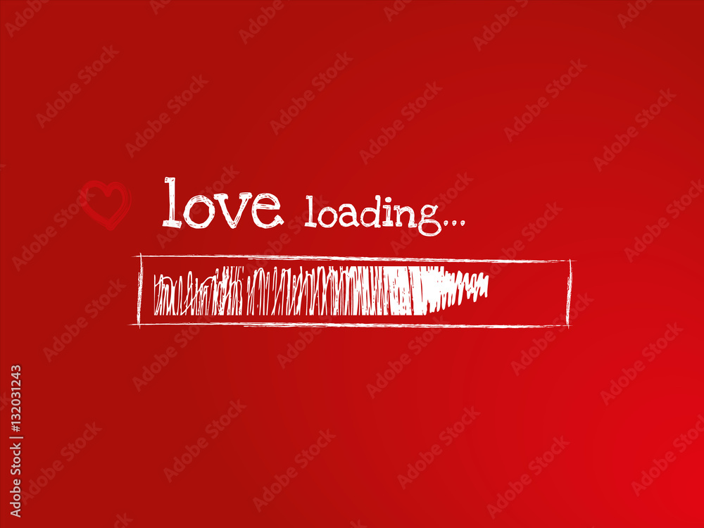 love loading, miłość  - obrazy, fototapety, plakaty 
