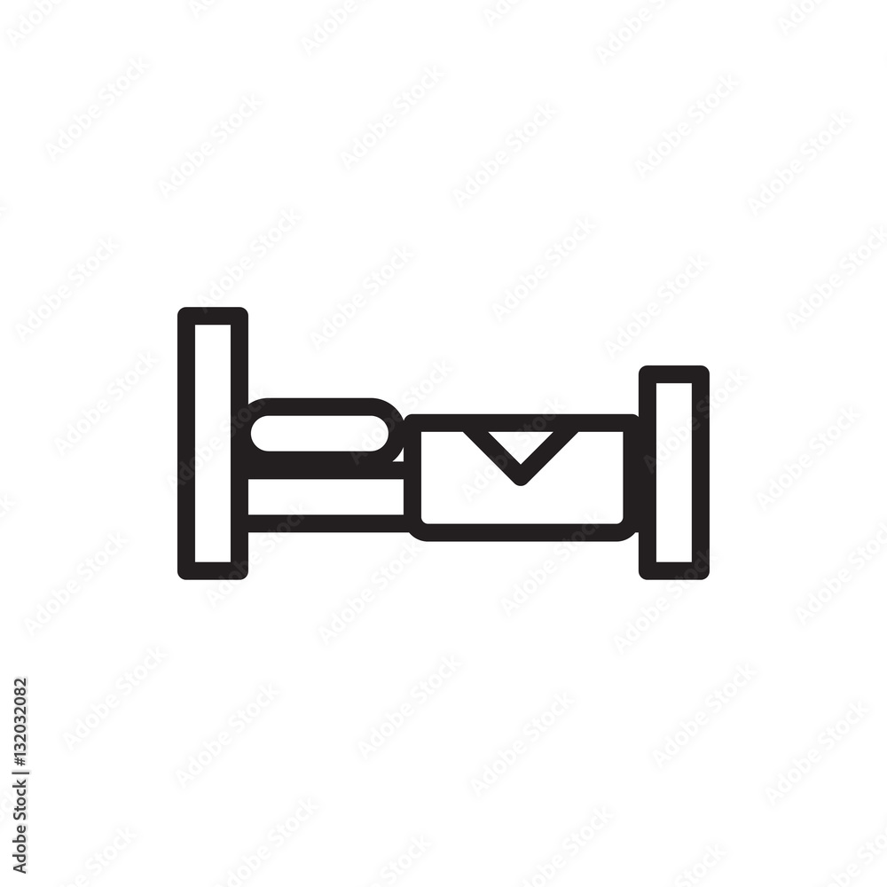 bed icon illustration bed icon illustration