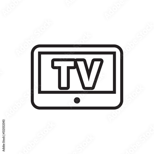 TV icon illustration