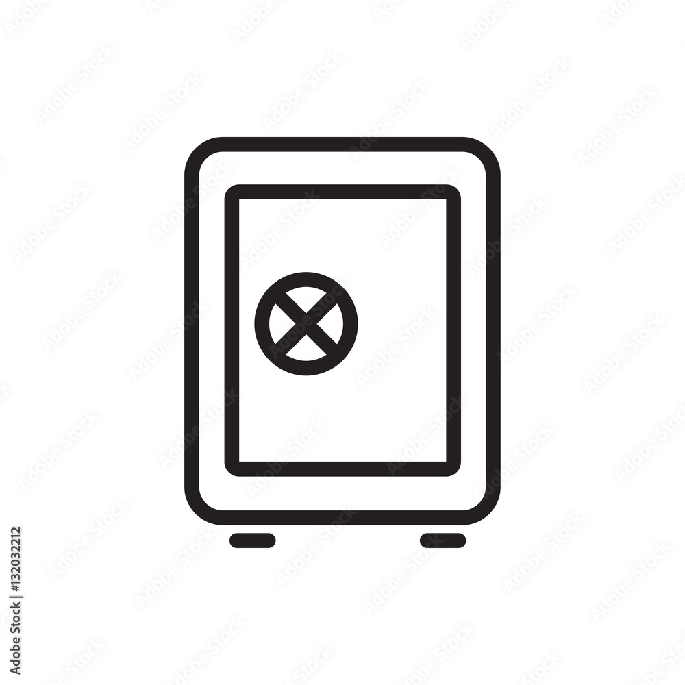 Safe icon illustration Safe icon illustration