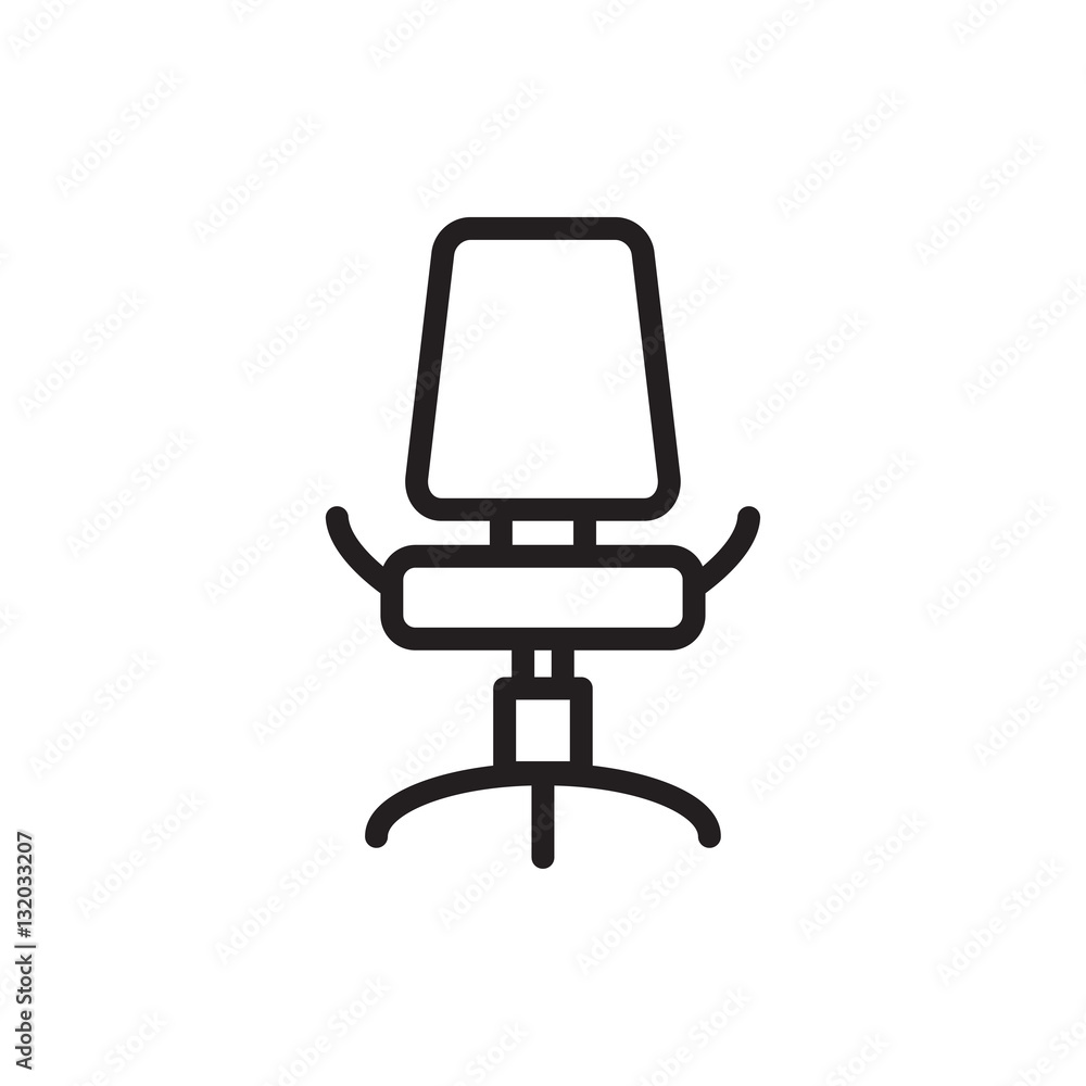 office chair icon illustration office chair icon illustration
