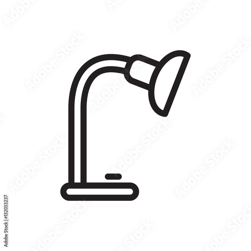 table lamp icon illustration