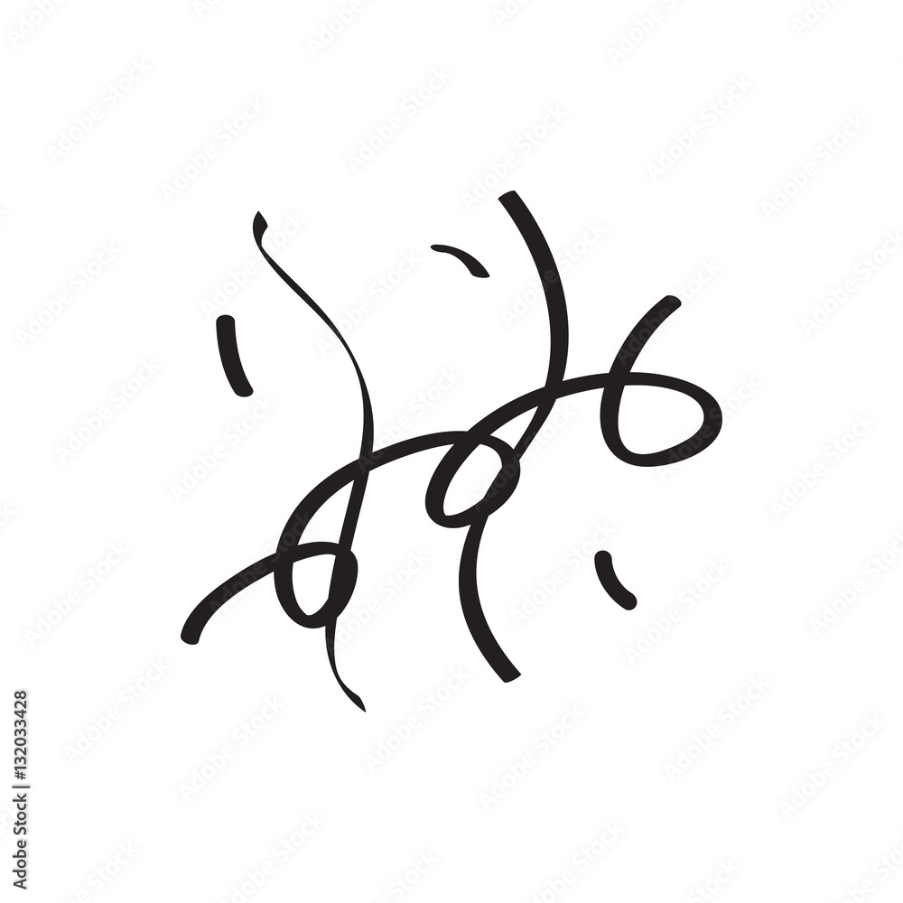 confetti icon illustration