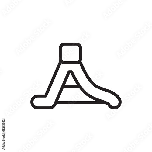 waterslide icon illustration