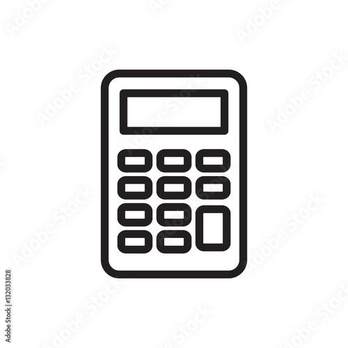 calculator icon illustration