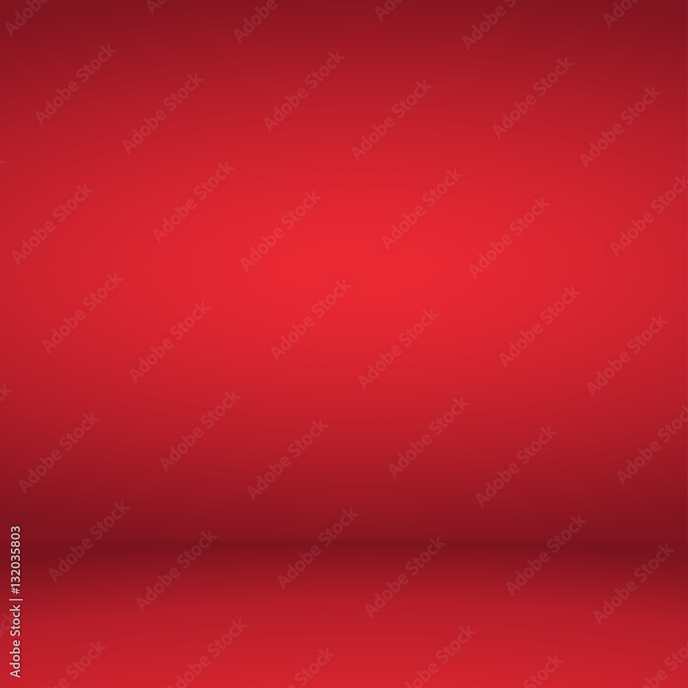 Empty red studio room background. Vector illustration Empty red studio room background. Vector illustration