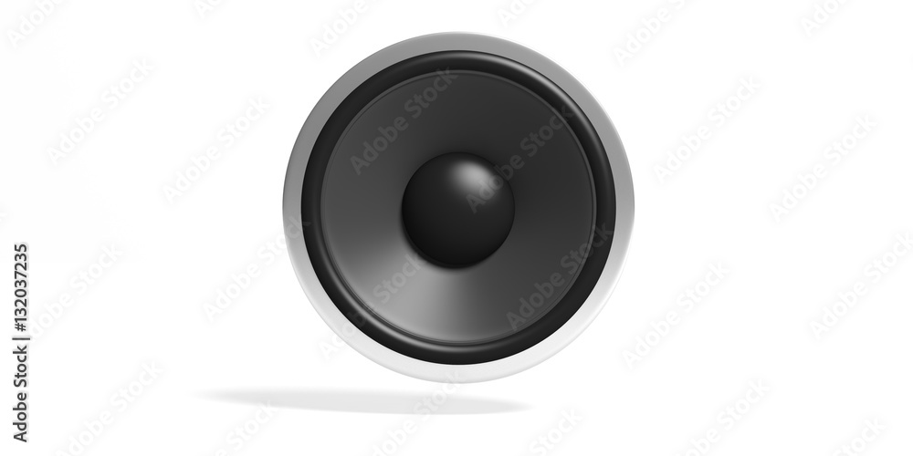 Speaker on white background. 3d illustration Speaker on white background. 3d illustration