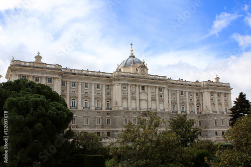 The Royal Palace of Madrid, the official residence of the Spanish Royal Family, used for state ceremonies