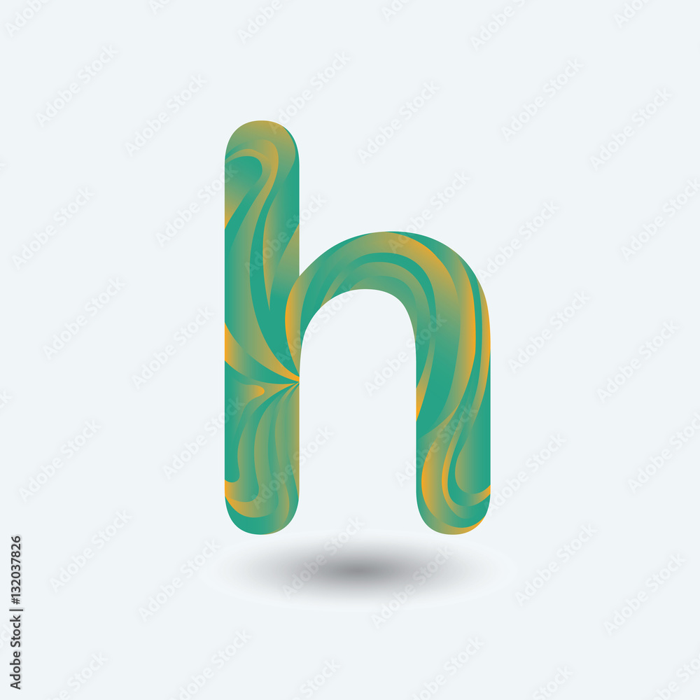 h logo letter typography for brand and company identity h logo letter typography for brand and company identity