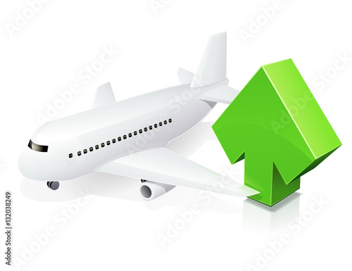 Avion à la hausse