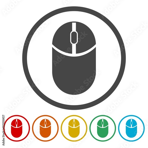 Computer mouse, Computer mouse sign icon 