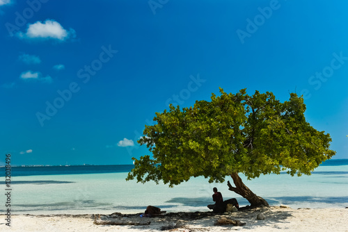 A peaceful beach on the north side of Cancun (Horizontal)