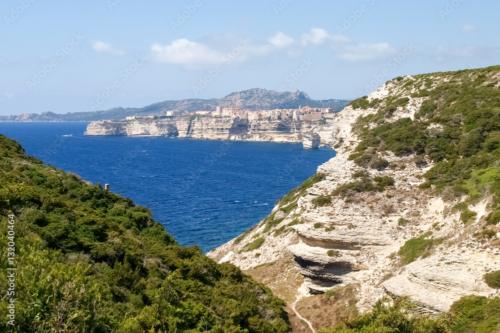 White cliffs of Bonifacio