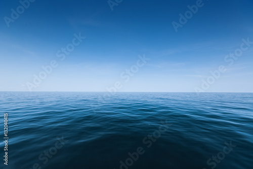 Calm sea surface with waves at day