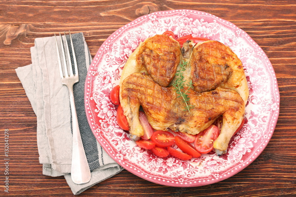 Grilled chicken Tabaka Grilled chicken Tabaka