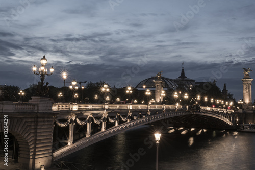 Pont Alexandre III at dusk
