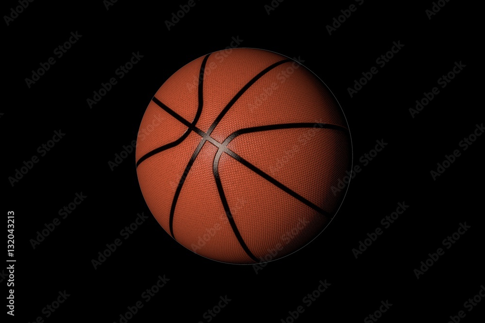 Basketball in Toon Style. Nice 3D Render
