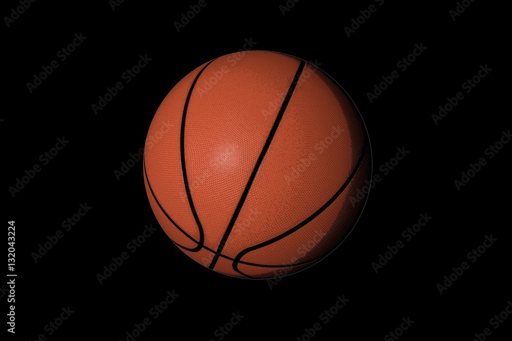 Basketball in Toon Style. Nice 3D Render
