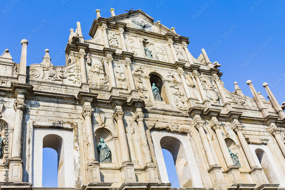 The Ruins of St. Paul's in Macao, China