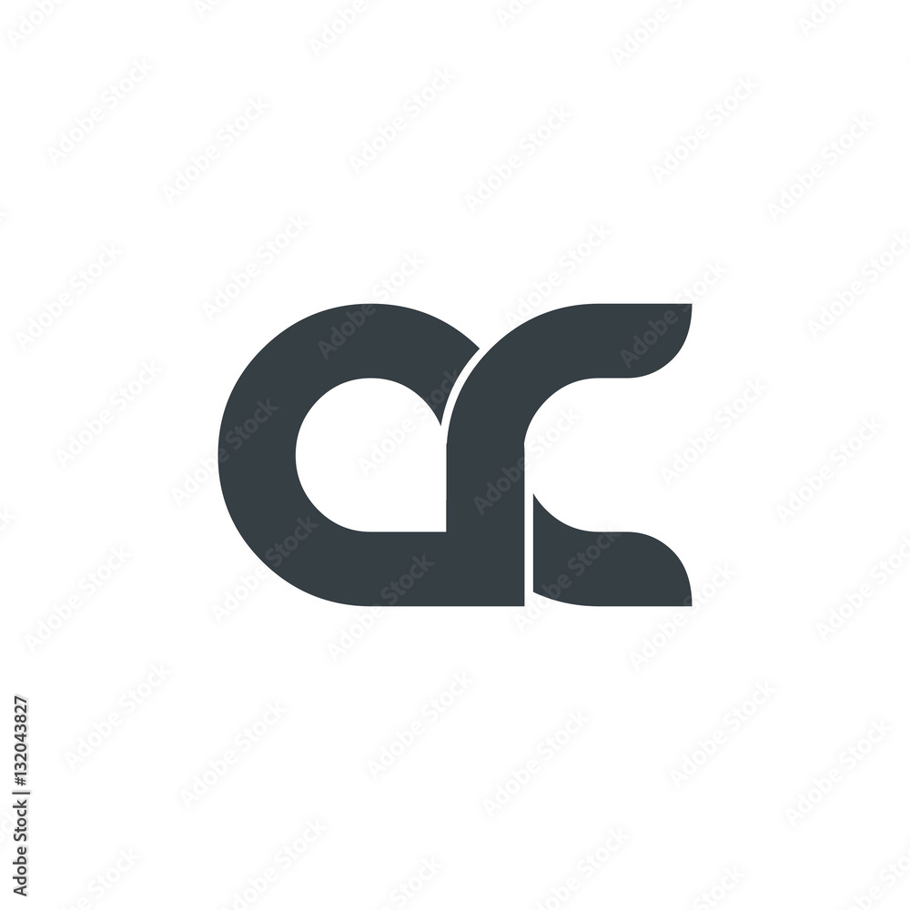 Initial Letter AC Rounded Lowercase Logo Initial Letter AC Rounded Lowercase Logo