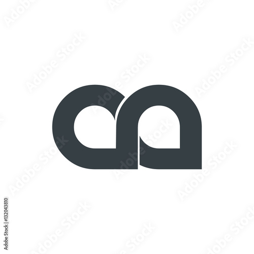Initial Letter AA Rounded Lowercase Logo