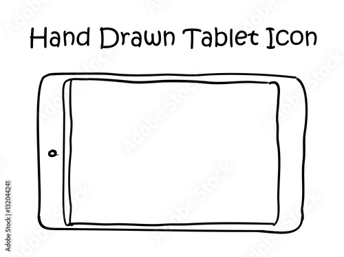 Hand Drawn Tablet Icon