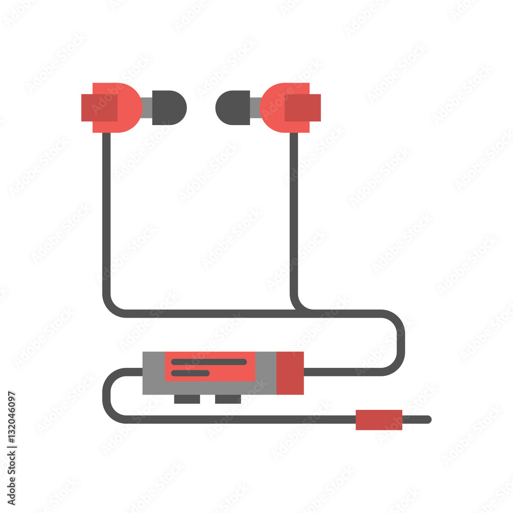 Headphones vector icon.