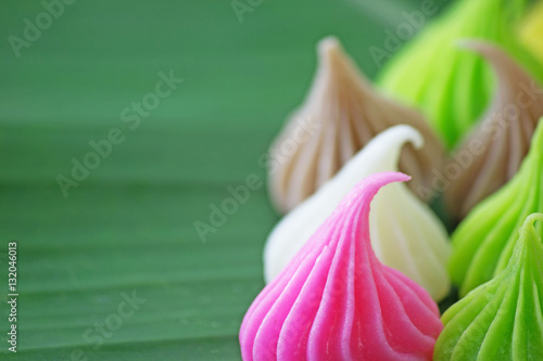 Aalaw or Alua  Thai traditional candy sweet dessert 
