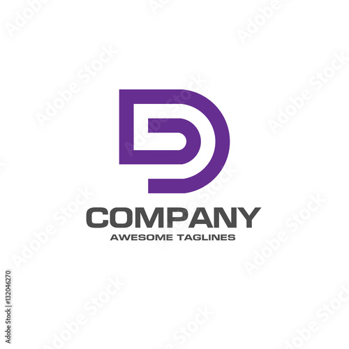 creative letter D logo. Abstract business logo design template. modern Letter D Logo template editable for your business.