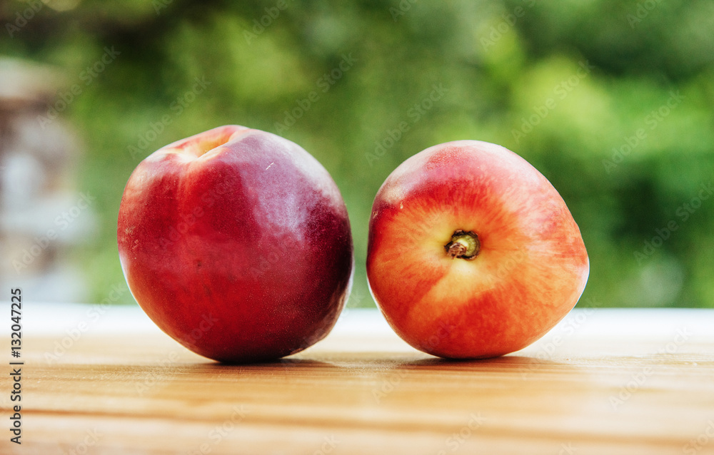 Nectarine fruit isolated Nectarine fruit isolated