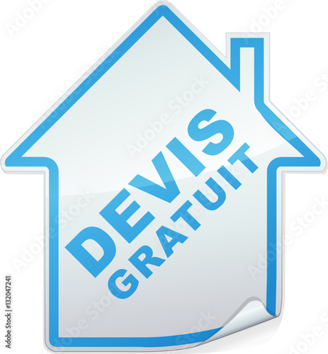 Sticker Devis gratuit des bâtiments (détouré)
