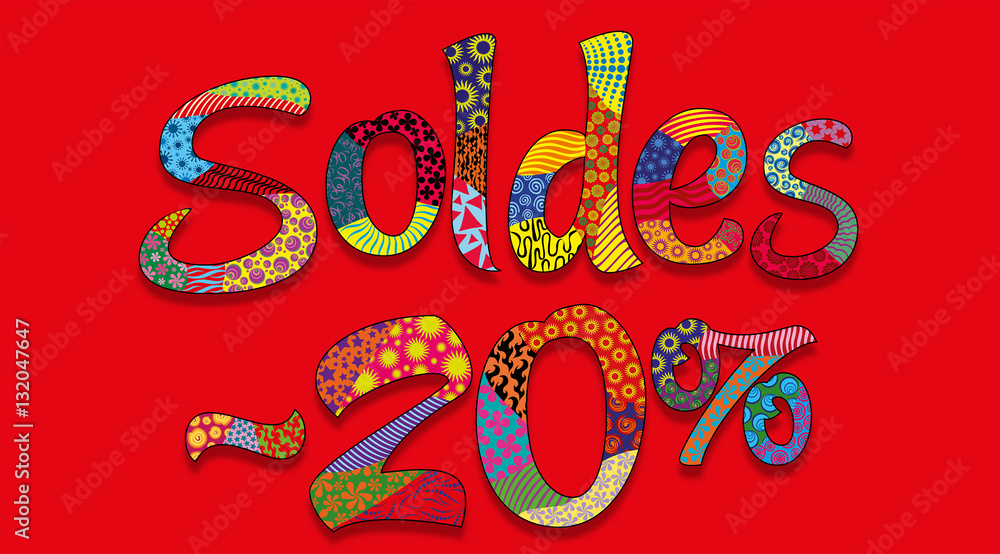 Soldes -20% 2021 promotion rouge red patchwork Sales Soldes -20% 2021 promotion rouge red patchwork Sales