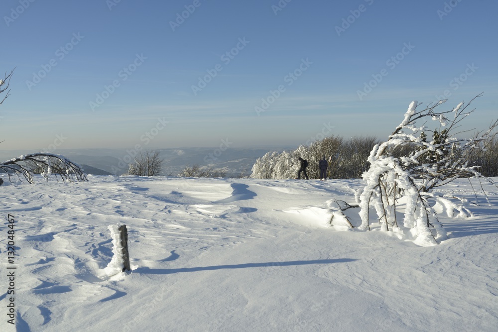 Station de ski du Ballon d'Alsace neige 