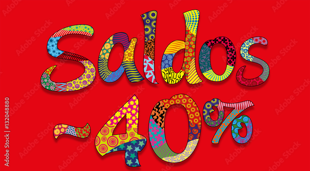 Saldos -40% 2021 rebajas promoción rojo labor de retazos Sales Saldos -40% 2021 rebajas promoción rojo labor de retazos Sales