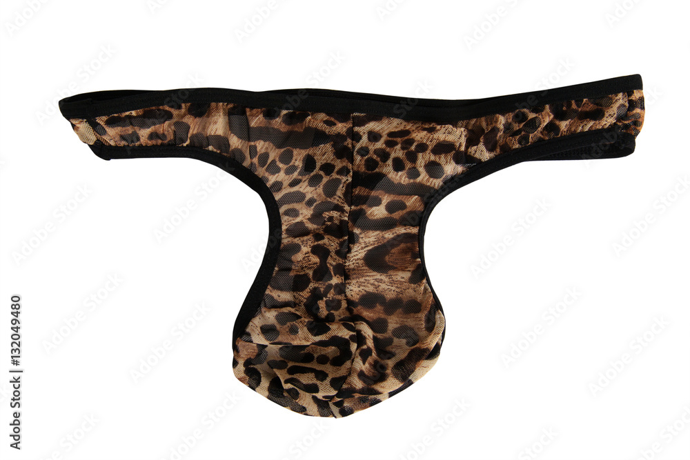 Military khaki men's thong isolated on a white background Military khaki men's thong isolated on a white background