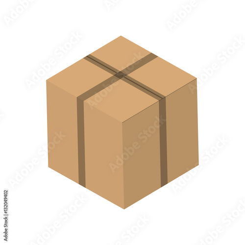 Move service box vector illustration