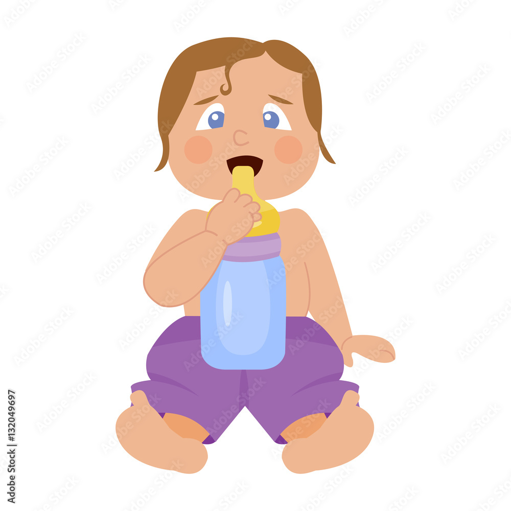 Baby smiling kid emotion vector illustration. Baby smiling kid emotion vector illustration.