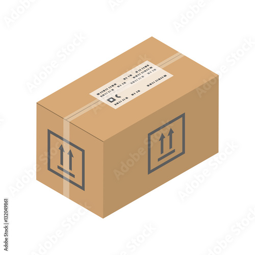 Move service box vector illustration