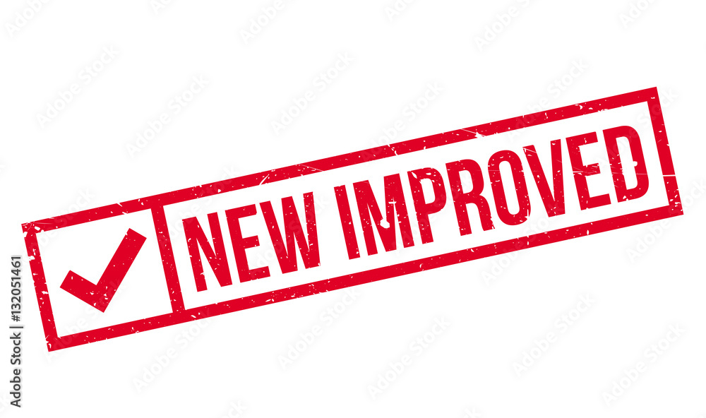 New Improved rubber stamp New Improved rubber stamp